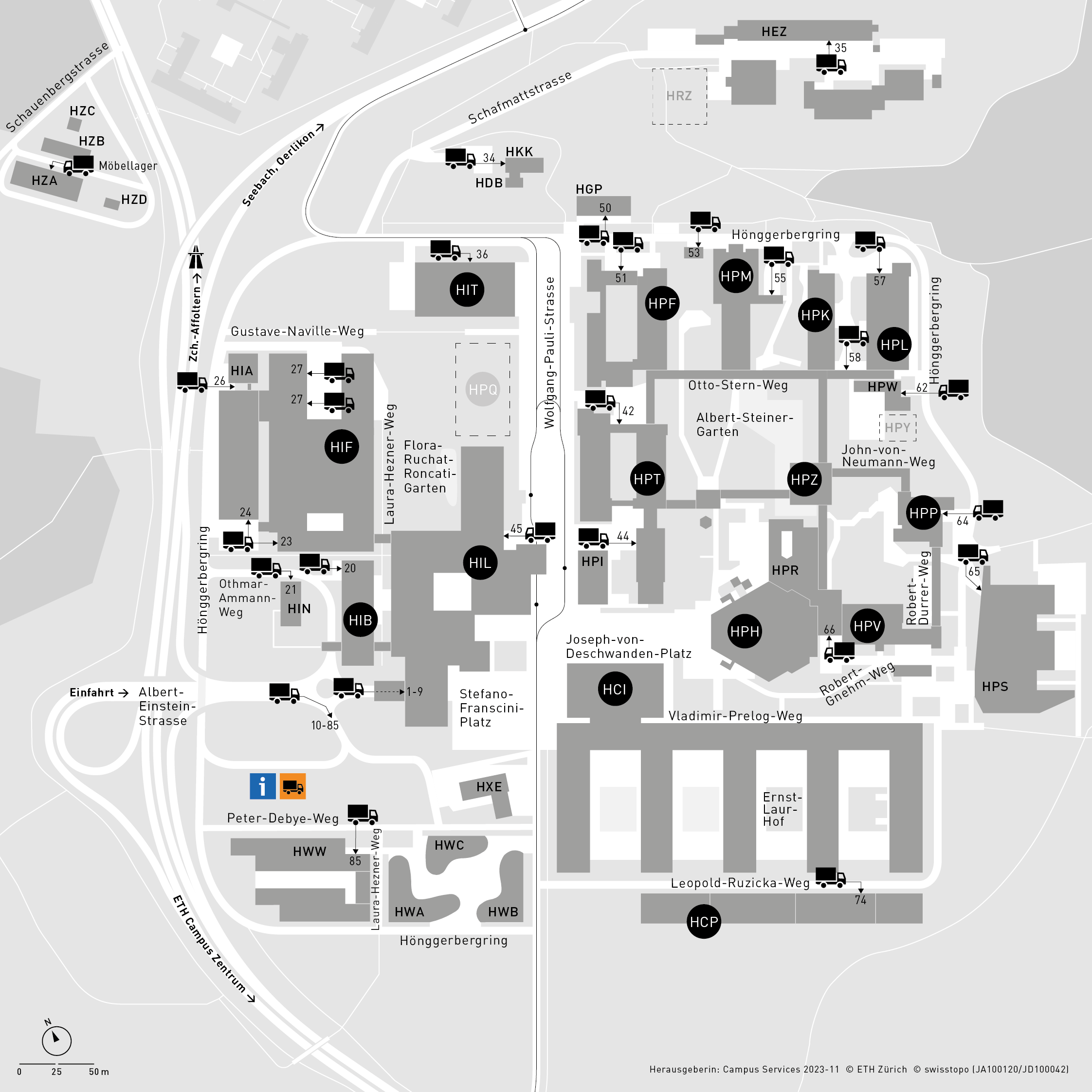 Enlarged view: Delivery Hönggerberg