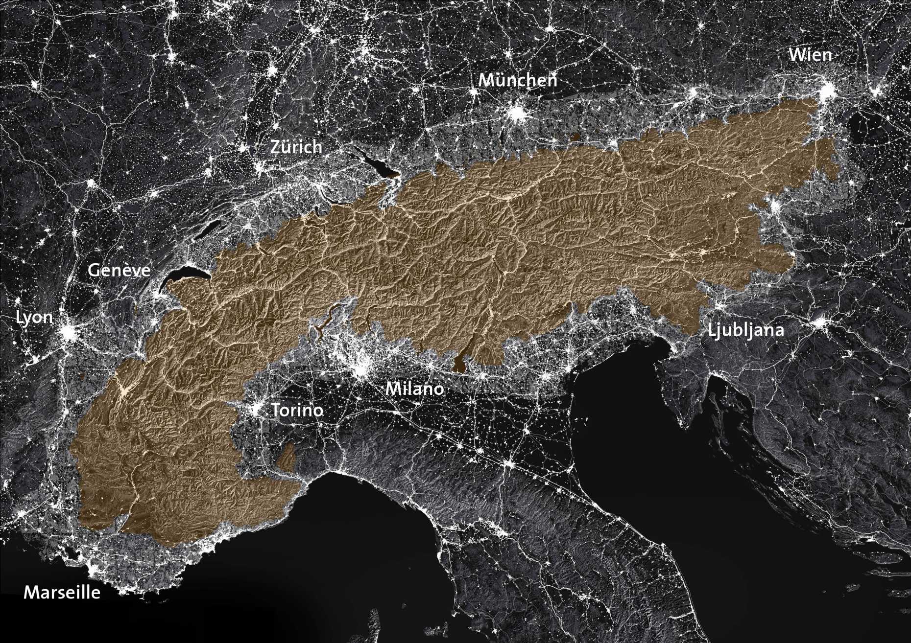 The Alps as Ecological Island in the Middle of the European Continent