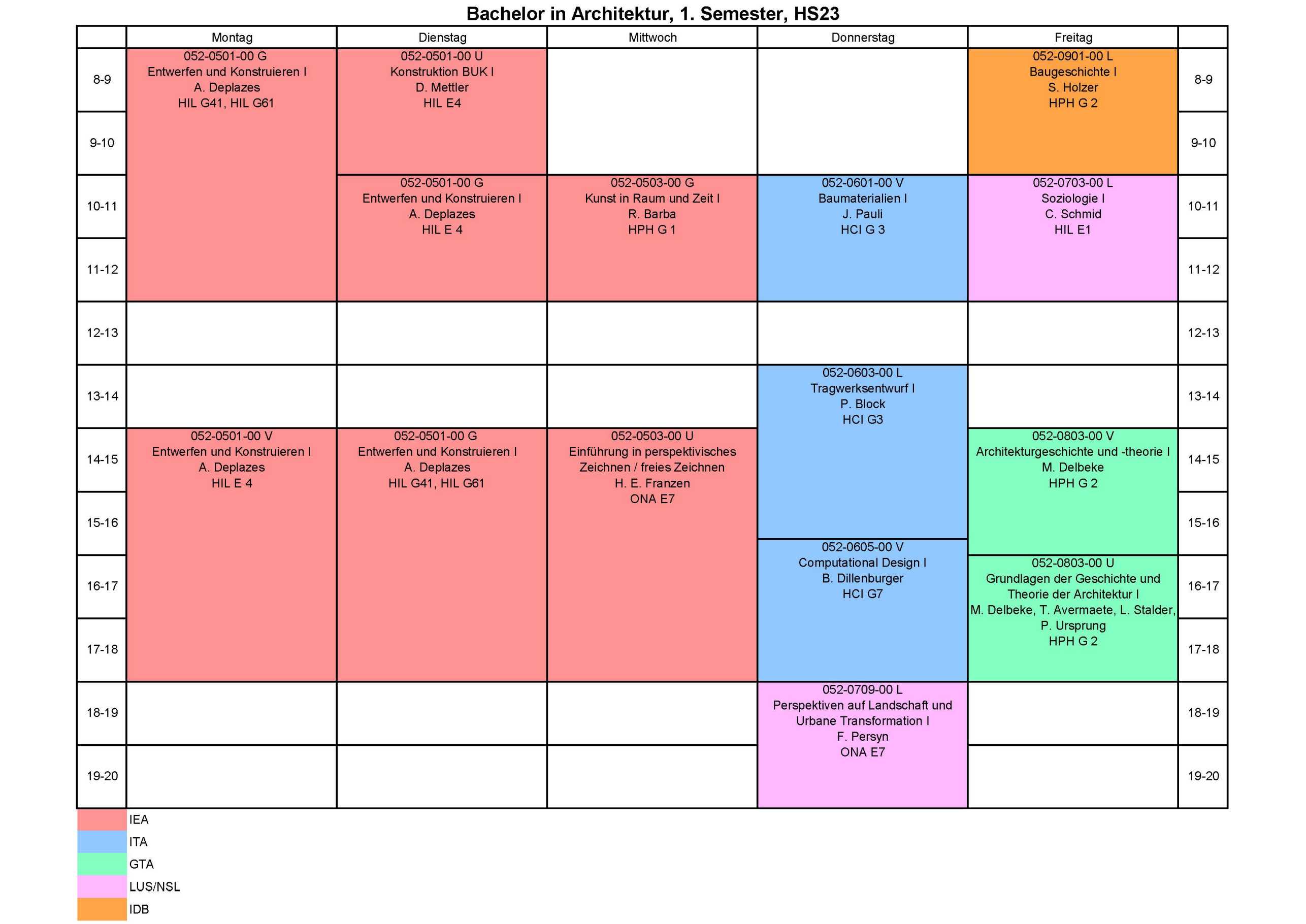 Enlarged view: stundenplan-bsc-arch-sem1