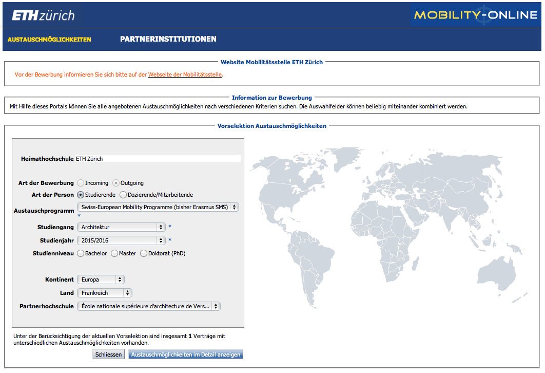 Vergrösserte Ansicht: MOBILITY-ONLINE Portal